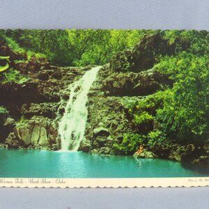 Share Vintage Postcard - Waimea Falls Hawaii - Dexter Press